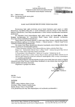 A&ccedil; - T&uuml;rkiye Kamu Hastaneleri Kurumu