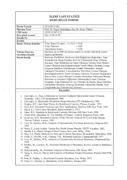 09.09.2014 Ders Formu