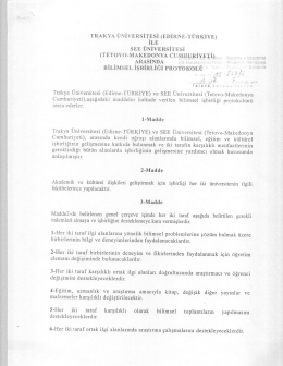 Trakya &Uuml;niversitesi