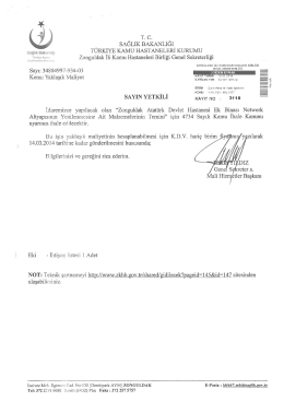 w* Bmw, T&Uuml;RKIYE KAMU HASTANELERİ KURUMU