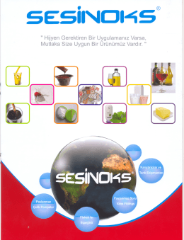 Gıda Sanayi Ekipmanları