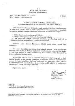 T. C. KAMU İHALE KURUMU