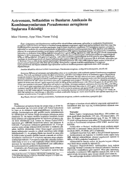 Full Text (PDF) - Klimik Dergisi