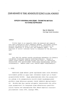 ZM 3-1 - Zemin Mekaniği ve Geoteknik M&uuml;hendisliği Derneği