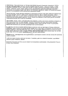 Yazı, Taslak Program, Başvuru Formu (3 sayfa)