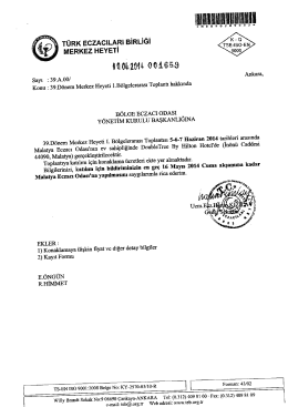 r T&Uuml;RK EczAcıLAaı BİRLİĞİ .Q -