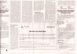 belgeler mahkeme kararı vb.) a&ccedil;ılışı ile ilgili belgeier