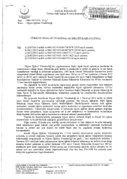 TÜRKİYE oDALAR vB BORSALAR BiRLıĞı BAŞKANLIĞINA