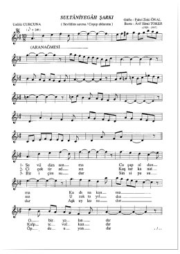 Sultaniyegah-Sevildim sanma coşup aldanma