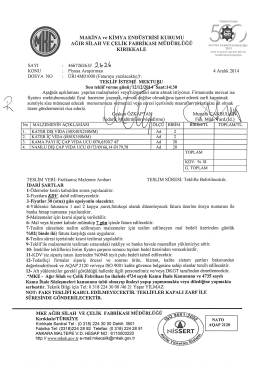 v MAKİNA ve KİMYA END&Uuml;ŞTRİSİ KUR&Uuml;M&Uuml;