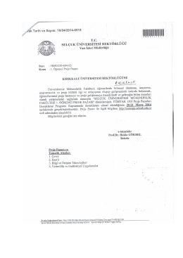 Selcuk Unv proje pazari