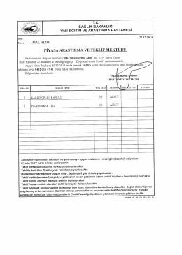 v T.c. v v _ _sAGLıK BAKANLıGı vAN EGıTııvı ve