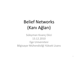 Belief Networks Turkce