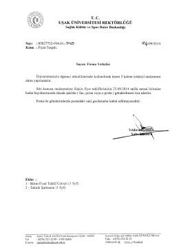 T. C. - Uşak Üniversitesi
