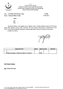 __ sAĞLıK BAKANLIĞI - Tarsus Devlet Hastanesi