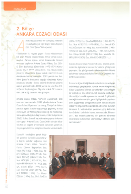 2. B&ouml;lge Ankara Eczacı Odası
