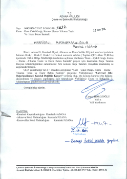 &Ccedil;evre ve Şehircilik İI M&uuml;d&uuml;rl&uuml;ğ&uuml;