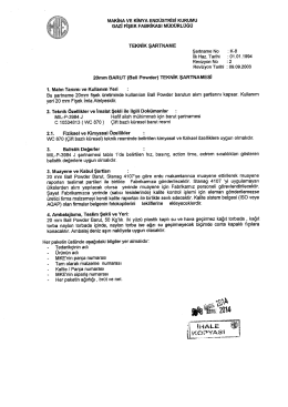 Teknik Şartname
