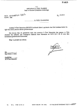 FAKS - Kırşehir İl &Ouml;zel İdaresi