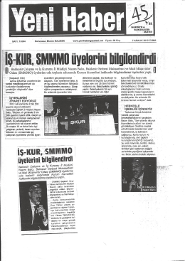 Yu. - Balıkesir SMMMO