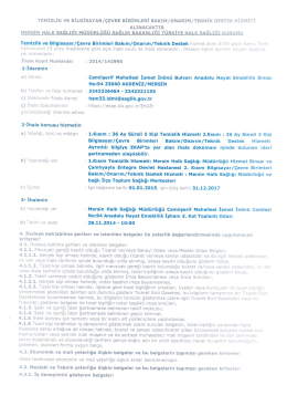 TEMİZLİK vE BİLGİSAYAR/çEvRE BİRİMLERİ BAKIM/oNARIM