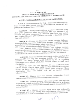 Yoncalı Fizik Tedavi ve Rehabilitasyon Hastanesi Kantin