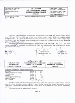 edirne satış koçperåtıflerı fax: 0-284 225 30 60 - 61