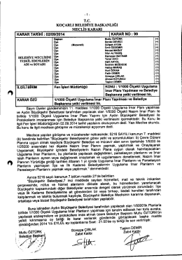 T.c. KO&Ccedil;ARLI BELEDIYE BAŞKANLIĞI