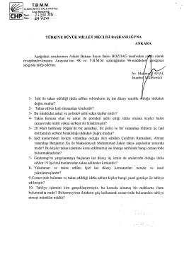 C - T&uuml;rkiye B&uuml;y&uuml;k Millet Meclisi