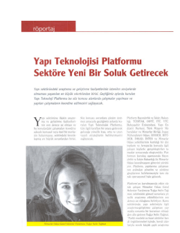 Yapı Teknolojisi Platformu