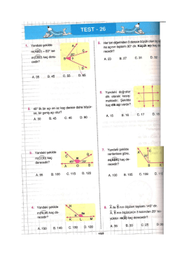 Page 1 Page 2 Sekildeki KC l&ccedil;lnl, AF derusuna dik