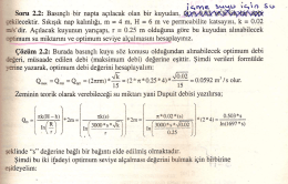 Basın&ccedil;lı Bir Akiferde A&ccedil;ılan Kuyu (Soru 2.2