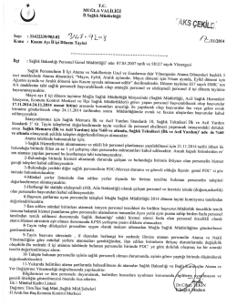 Scanned Document - Muğla İl Sağlık Müdürlüğü