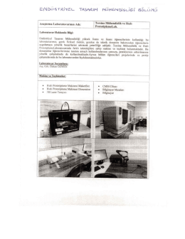 Tersine Mühendislik ve Hızlı Araştırma Laboralmiarımn Adı