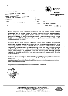 13.08.2014 AB Devlet Yardımları