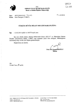 S&uuml;resi Ge&ccedil;tikten Sonra Gelen Cevap