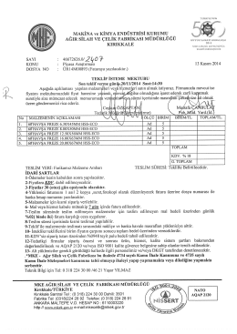 v MAKİNA ve KİMYA END&Uuml;ŞTRİSİ _KpRuMu v __ AGIR sILAH vE