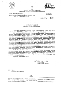ve TımizM BAKANLIĞI