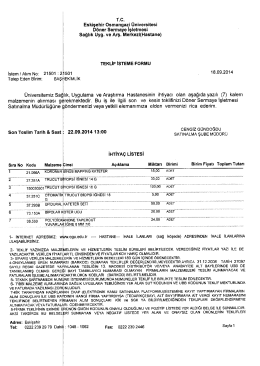 T.C. - Eskişehir Osmangazi &Uuml;niversitesi Hastanesi
