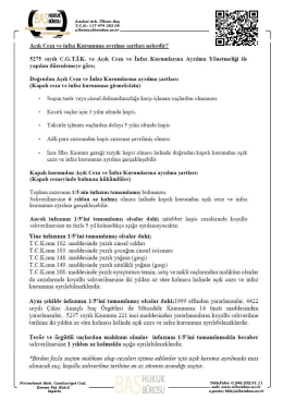 A&ccedil;ık ceza ve infaz kurumuna ayrılma şartları