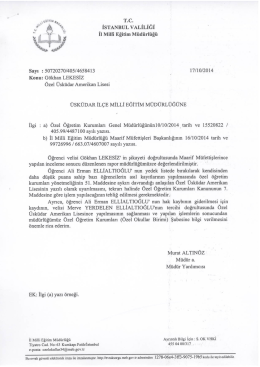 T.C. İSTANBUL VALİLİĞİ İl Mill&icirc; Eğitim M&uuml;d&uuml;rl&uuml;ğ&uuml;