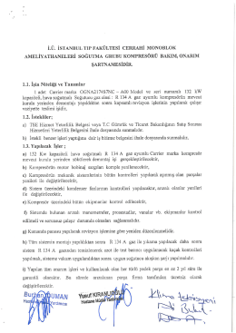 Teknik Şartname