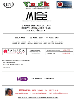 3 MART 2015 - 06 MART 2015