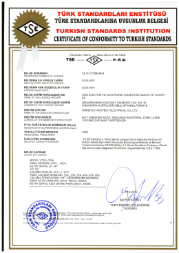 T&Uuml;RK sTANDARDLARı ENsTiT&uuml;s&uuml;_ TURK