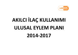 (aik) ulusal eylem planı 2014-2017