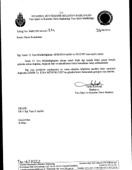 OneTouch 4.6 Scanned Documents - İstanbul Büyükşehir Belediyesi