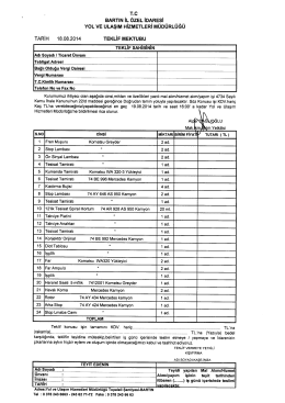 T.c BARTIN iL &ouml;zEı. ioARE__si __ __ __ YoL vı=_ uLAşıM