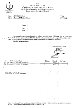 T. C. - Tarsus Devlet Hastanesi