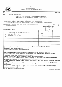 T.C - Van B&ouml;lge Eğitim ve Araştırma Hastanesi