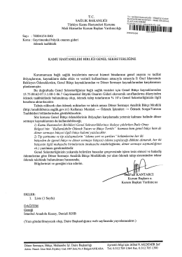 T.C. T-C. sAĞLIK BAK - Türkiye Kamu Hastaneleri Kurumu